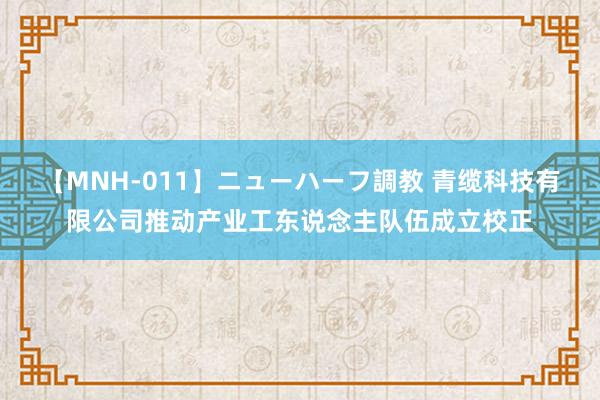 【MNH-011】ニューハーフ調教 青缆科技有限公司推动产业工东说念主队伍成立校正